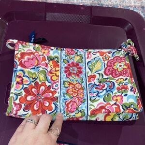 Vera Bradley Multicolor Floral Cosmetic Bag and Change Purse